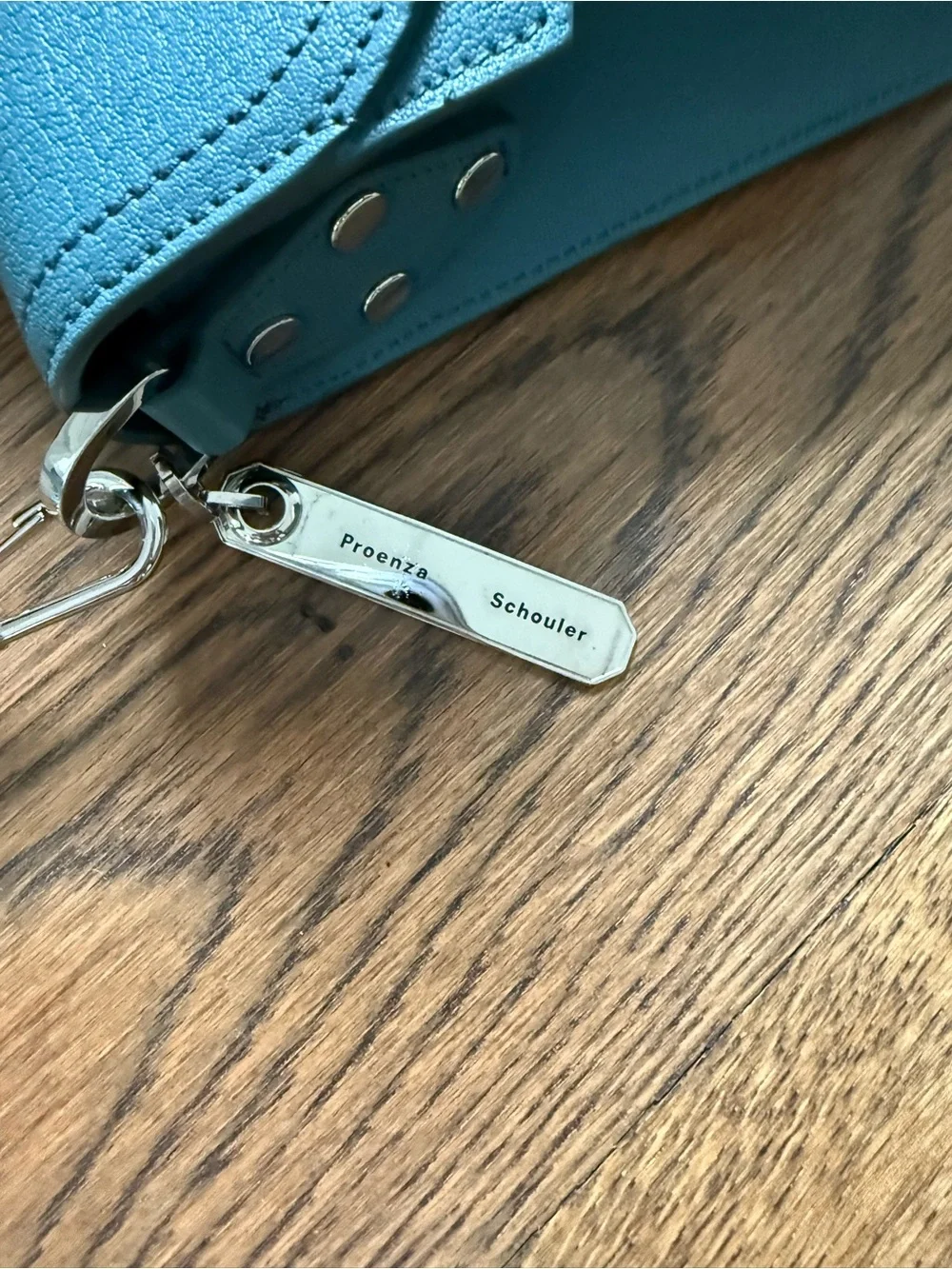 Proenza Schouler Teal Leather Crossbody Bag